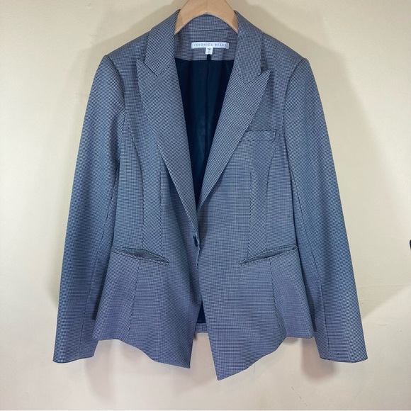 Veronica Beard Jackets & Blazers - Veronica Beard Houndstooth Dickey Blazer Jacket